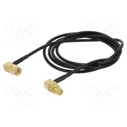 1 pcs x ONTECK - SMA-10-1.0 - Cable, 50Ω, 1m, RP-SMA male,RP-SMA female, black, angled