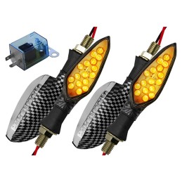 Direction indicators, 16 LEDs, 4 pcs. interrupter