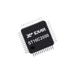 1 pcs : XR16C2850CM-F - UART Interface IC 2.97V-5.5V 128B FIFO temp 0C to 70C, UART