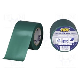 1 rol x HPX - VI5010 - Tape: electrical insulating, W: 50mm, L: 10m, Thk: 0.19mm, green