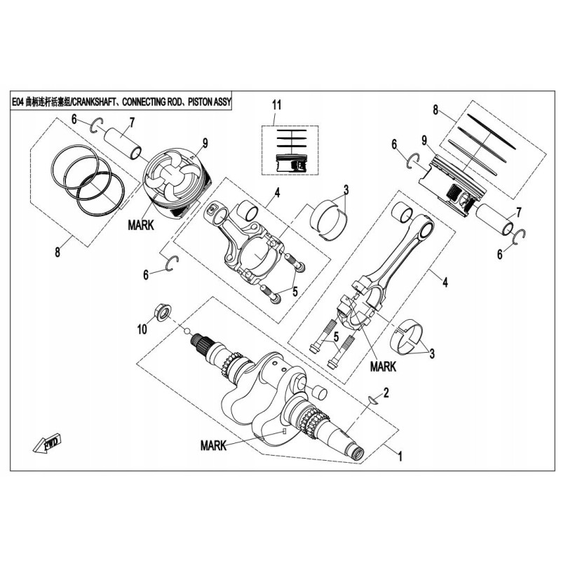 Pin protection original cfmoto cforce