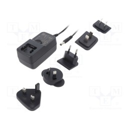 1 pcs x XP POWER - VER18US240-JA - Power supply: switched-mode, plug, 24VDC, 0.75A, 18W, Out: 5,5/2,1