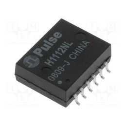 1 pcs x PULSE - H1112NLT - Transformer: Ethernet, SMD, 1.2dB