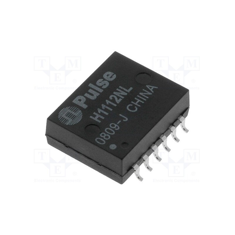 1 pcs x PULSE - H1112NLT - Transformer: Ethernet, SMD, 1.2dB