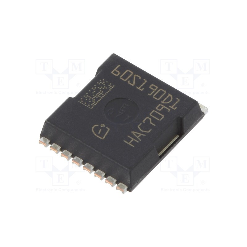 1 pcs x INFINEON TECHNOLOGIES - IGT60R190D1SATMA1 - Transistor: N-JFET, CoolGaN™, unipolar, HEMT, 600V, 12.5A, Idm: 23A