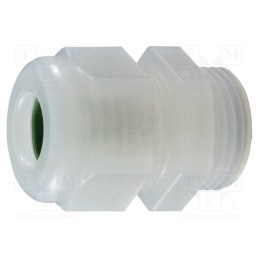 1 pcs x HUMMEL - 1.299.1600.51 - Cable gland, M16, IP68, PVDF, natural, HSK-K-PVDF