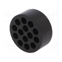 1 pcs x LAPP - 53350147 - Insert for gland, 7mm, M50, IP54, NBR rubber, Holes no: 14