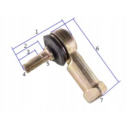Rod end atv 250 stxe internal thread quad