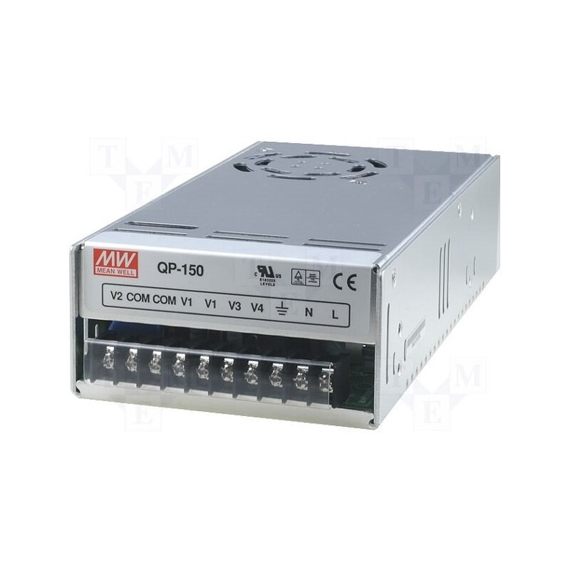 1 pcs x MEAN WELL - QP-150-B - Power supply: switched-mode, for building in,modular, 150W, 5VDC