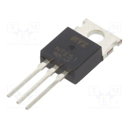 1 pcs x NTE Electronics - NTE51 - Transistor: NPN, bipolar, 400V, 4A, 75W, TO220