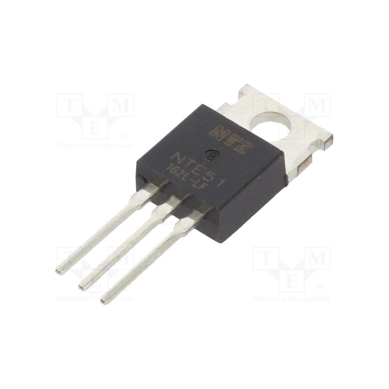 1 pcs x NTE Electronics - NTE51 - Transistor: NPN, bipolar, 400V, 4A, 75W, TO220