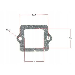 Scooter valve diaphragm gasket for yamaha piaggio sphere aprilia 2t