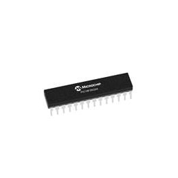 1 pcs : PIC18F26Q24-I/SP - 8-bit Microcontrollers - MCU 64KB Flash, 4KB RAM, 512bytes EEPROM, MVIO, 10b ADC2, 8b DAC, ACP, Comp,
