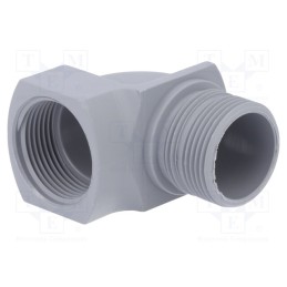 1 pcs x LAPP - 52106230 - Cable gland, angular, M25, 1.5, IP55, polyamide, grey