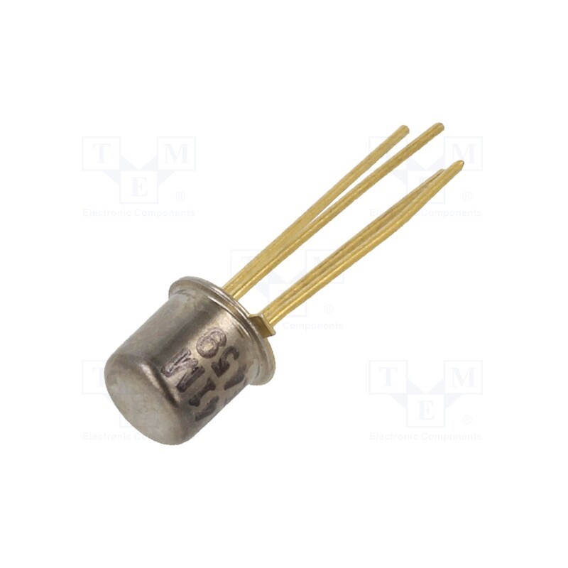 1 pcs x NTE Electronics - NTE459 - Transistor: N-JFET, unipolar, 50V, 10mA, 0.3W, TO72, Igt: 10mA