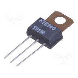 1 pcs x NTE Electronics - NTE240 - Transistor: PNP, bipolar, 300V, 0.5A, 10W, TO202N