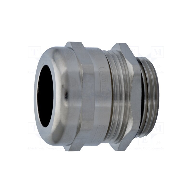 1 pcs x HUMMEL - 1.691.1200.51 - Cable gland, with earthing, M12, 1.5, IP68, brass, HSK-M-EMC