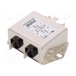 1 pcs x SCHURTER - 5500.2633.04 - Filter: anti-interference, 250VAC, Ioper.max: 6A, Ir: 0.005mA