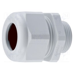 1 pcs x HUMMEL - 1.590.0900.15 - Cable gland, PG9, IP68, polyamide, grey, HSK-KE