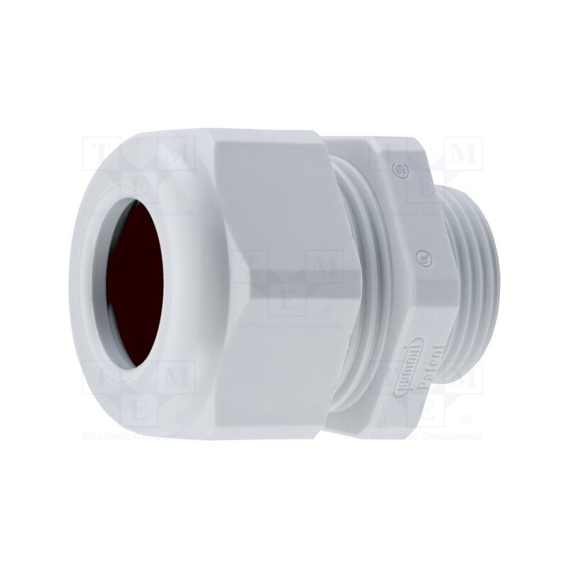 1 pcs x HUMMEL - 1.590.0900.15 - Cable gland, PG9, IP68, polyamide, grey, HSK-KE