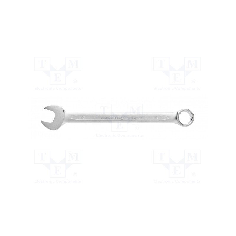 1 pcs x Hu00d6GERT TECHNIK - HT1W415 - Wrench, combination spanner, 15mm, Chrom-vanadium steel