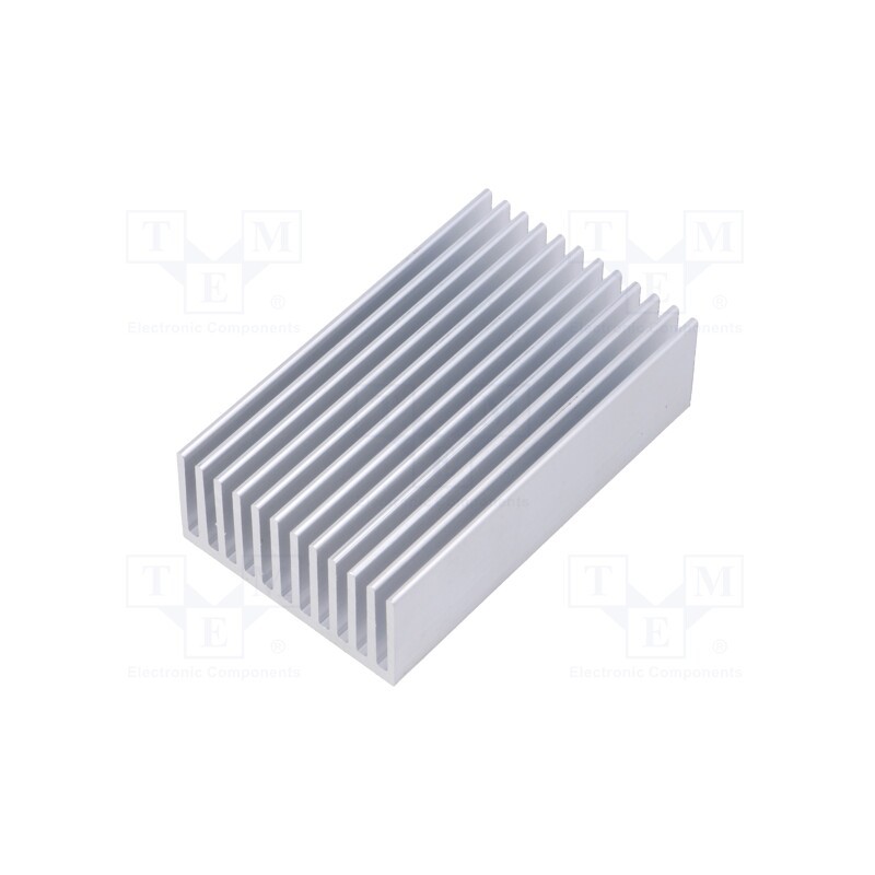 1 pcs x FISCHER ELEKTRONIK - SK 626 75 AL - Heatsink: extruded, grilled, natural, L: 75mm, W: 45mm, H: 22mm, raw