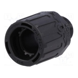 1 pcs x HELLERMANNTYTON - 166-21011 - Straight terminal connector, Thread: PG,outside, polyamide, IP66