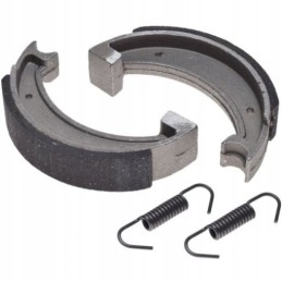 Brake shoes, set of 2, mopeds, Romet springs