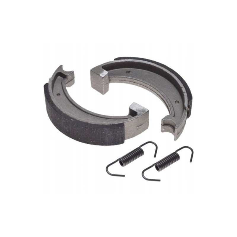 Brake shoes, set of 2, mopeds, Romet springs
