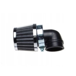 Cone air filter 38 mm chrome scooter