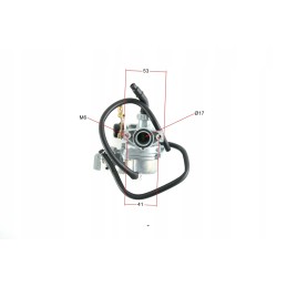 Carburetor for ATV 70 110, cable choke, tap with 2 outlets