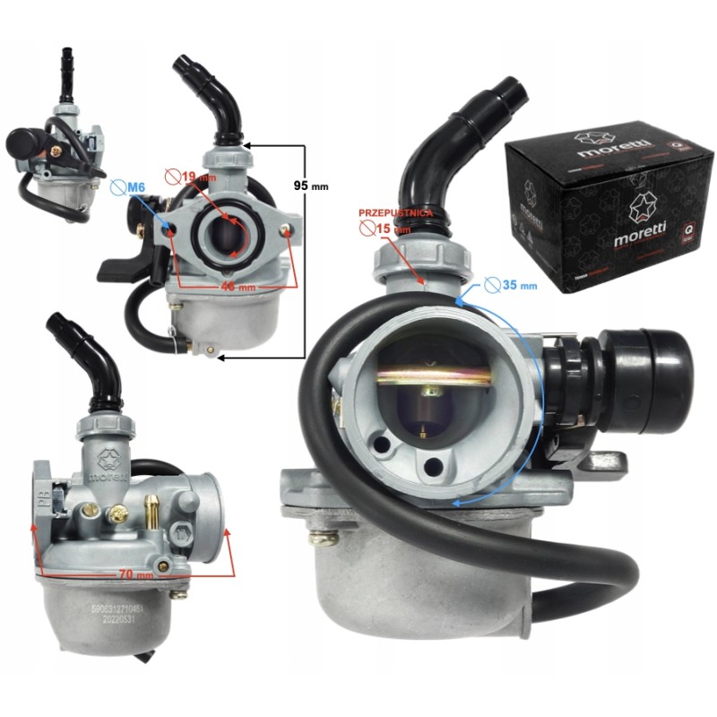 Carburetor tuning 4t pz19 quad atv 110 125