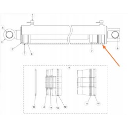12721210 1 loader cylinder