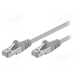 1 pcs x Goobay - 50199 - Patch cord, F/UTP, 5e, stranded, CCA, PVC, grey, 30m, 26AWG, shielded