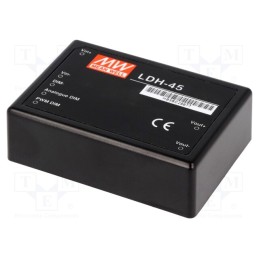 1 pcs x MEAN WELL - LDH-45B-1050 - Converter: DC/DC, 45W, Uin: 18÷32V, Uout: 21÷43VDC, Iin: 2A, THT, LED