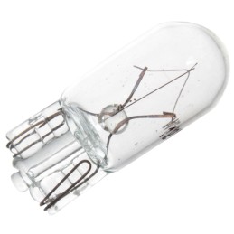 Bulb, all glass, plug-in, 12v 10w, t13, parking