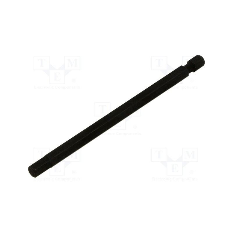 1 pcs x KING TONY - 711104H - Screwdriver bit, hex key, HEX 4mm, Overall len: 110mm