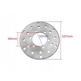 Front brake disc atv quad 110 125cc 107mm