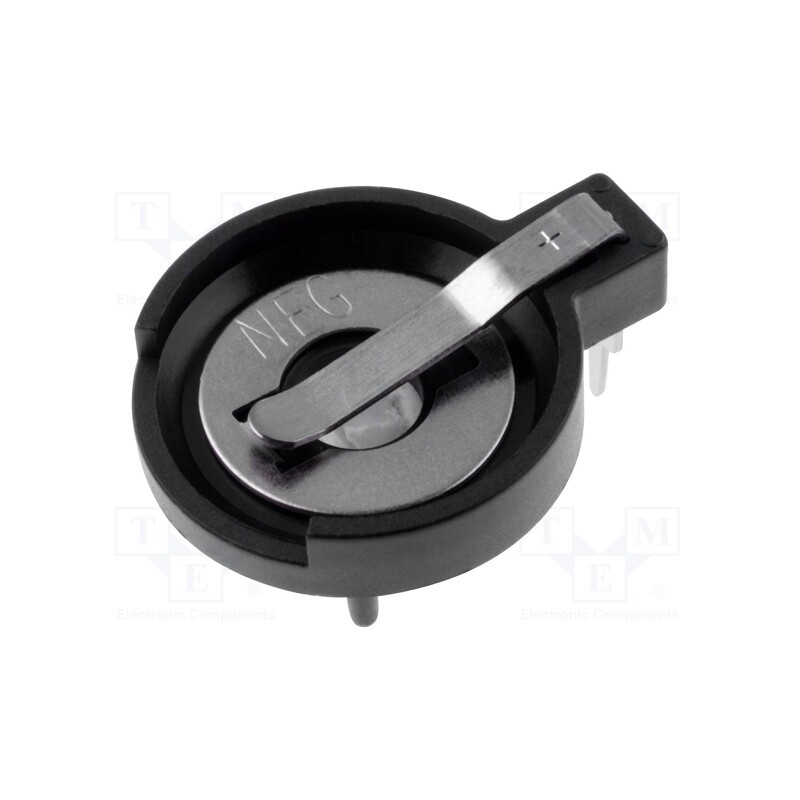 1 pcs x KEYSTONE - 101 - Socket, Batt.no: 1, horizontal,THT, H: 5.9mm, Ø: 20mm