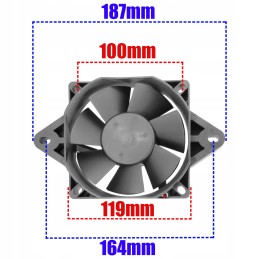 Radiator fan for quad atv bashan 200