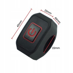 Switch 100, waterproof, red backlight