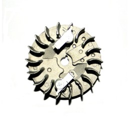 Magneto wheel, a fan for a quad bike