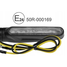 2x slim LED turn signals, direction flashers