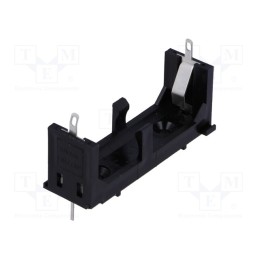 1 pcs x BULGIN - BX0035 - Holder, AA,R6, Batt.no: 1, soldering lugs, black, UL94V-0, -30÷70°C