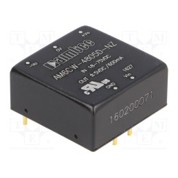 1 pcs x AIMTEC - AM6CW-4805D-NZ - Converter: DC/DC, 6W, Uin: 18÷75V, Uout: 5VDC, Uout2: -5VDC, 1'x1'