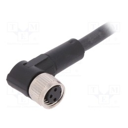 1 pcs x LAPP - AB-C3-10,0PUR-M8FA - Connection lead, M8, PIN: 3, angled, 10m, plug, 60VAC, 4A, -25÷80°C