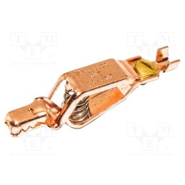 1 pcs x MUELLER ELECTRIC - BU-51C - Crocodile clip, 20A, Grip capac: max.12.7mm, Overall len: 57mm