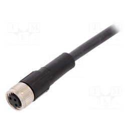 1 pcs x LAPP - AB-C3-10,0PUR-M8FS - Connection lead, M8, PIN: 3, straight, 10m, plug, 60VAC, 4A, -25÷80°C