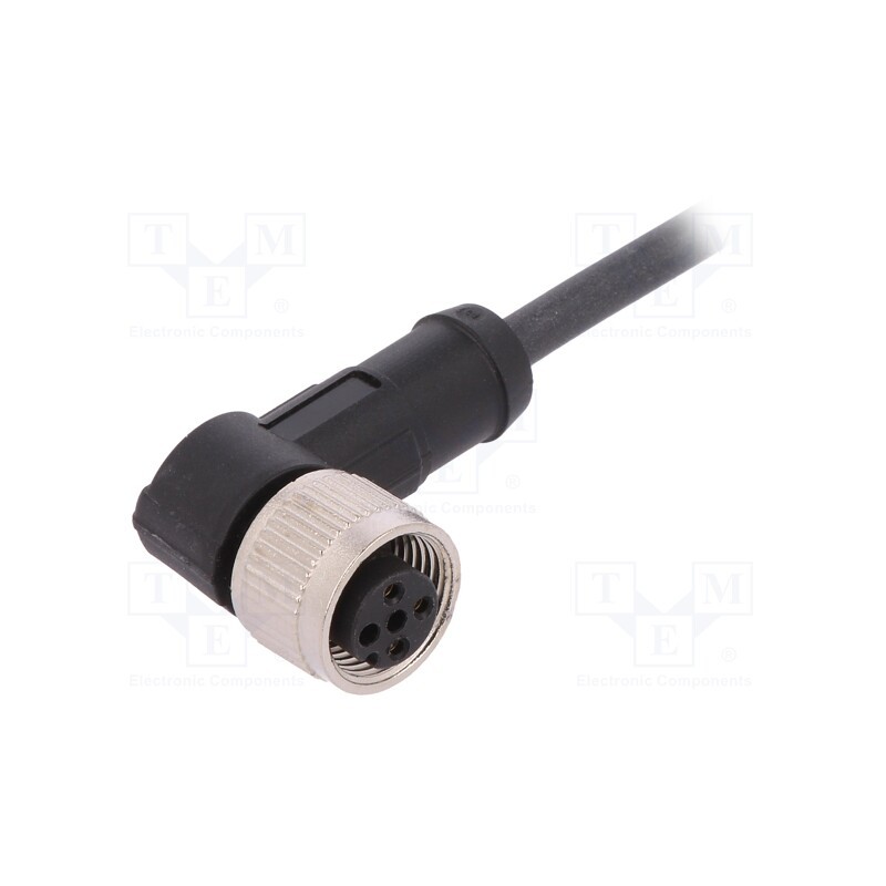 1 pcs x LAPP - AB-C3-2,0PUR-M12FA - Connection lead, M12, PIN: 3, angled, 2m, plug, 250VAC, 4A, -25÷80°C