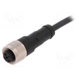1 pcs x LAPP - AB-C3-2,0PUR-M12FS - Connection lead, M12, PIN: 3, straight, 2m, plug, 250VAC, 4A, PUR